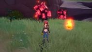 A player by a vein of Firecore in Tower of Fantasy (Image via Perfect World)